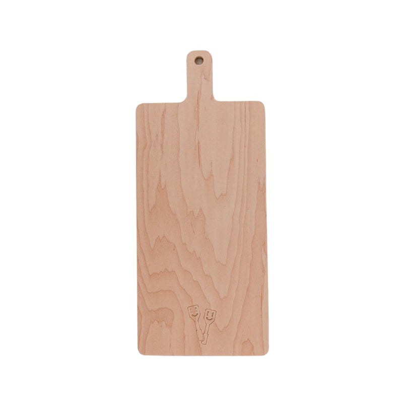 Houten borrelplank met handvat